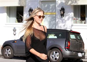 Ali Larter outside Byron and Tracey Salon Beverly Hills 12.07.11 