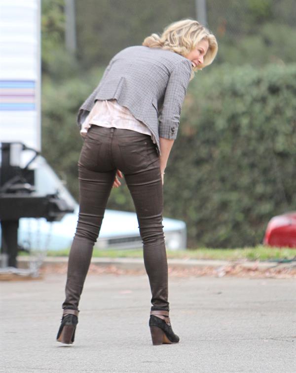 Ali Larter Filming 'You're Not You' in Los Angeles (November 15, 2012) 