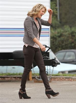 Ali Larter Filming 'You're Not You' in Los Angeles (November 15, 2012) 