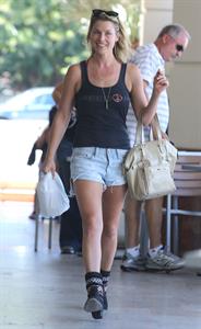 Ali Larter running some errands in Los Angeles on August 13, 2012