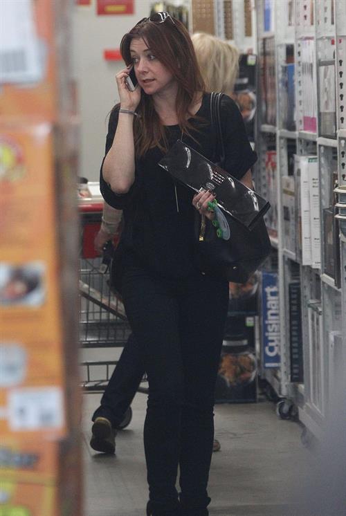 Alyson Hannigan Goes shopping in Santa Monica (November 7, 2013) 