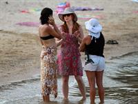 Alyson Hannigan on set American Reunion on July 23, 2011 