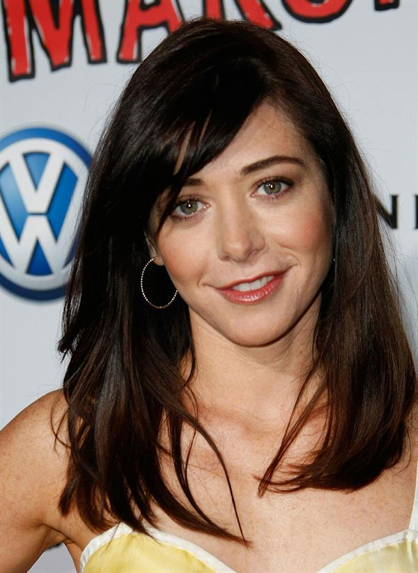 Alyson Hannigan attending the premiere of Forgetting Sarah Marshall 
