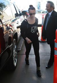 Alyssa Milano at the LA Kings Home Opener in Los Angeles 1/19/13 
