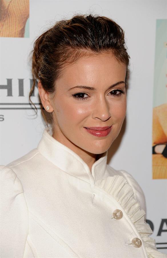 Alyssa Milano Laura Day book launch party for How to Rule the World From Your Couch in Los Angeles, California 
