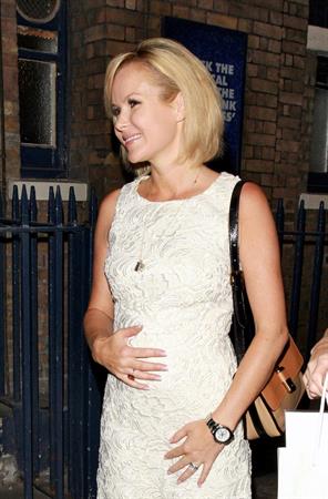 Amanda Holden Theatre Royal in London on August 25, 2011 