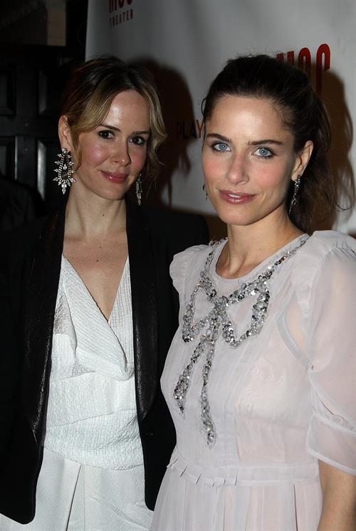 Amanda Peet at The Break of Noon opening night on November 22, 2010 