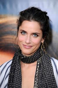 Amanda Peet at the Pineapple Express premiere in Westwood 