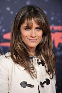 Amanda Peet the Spirit premiere in Los Angeles 