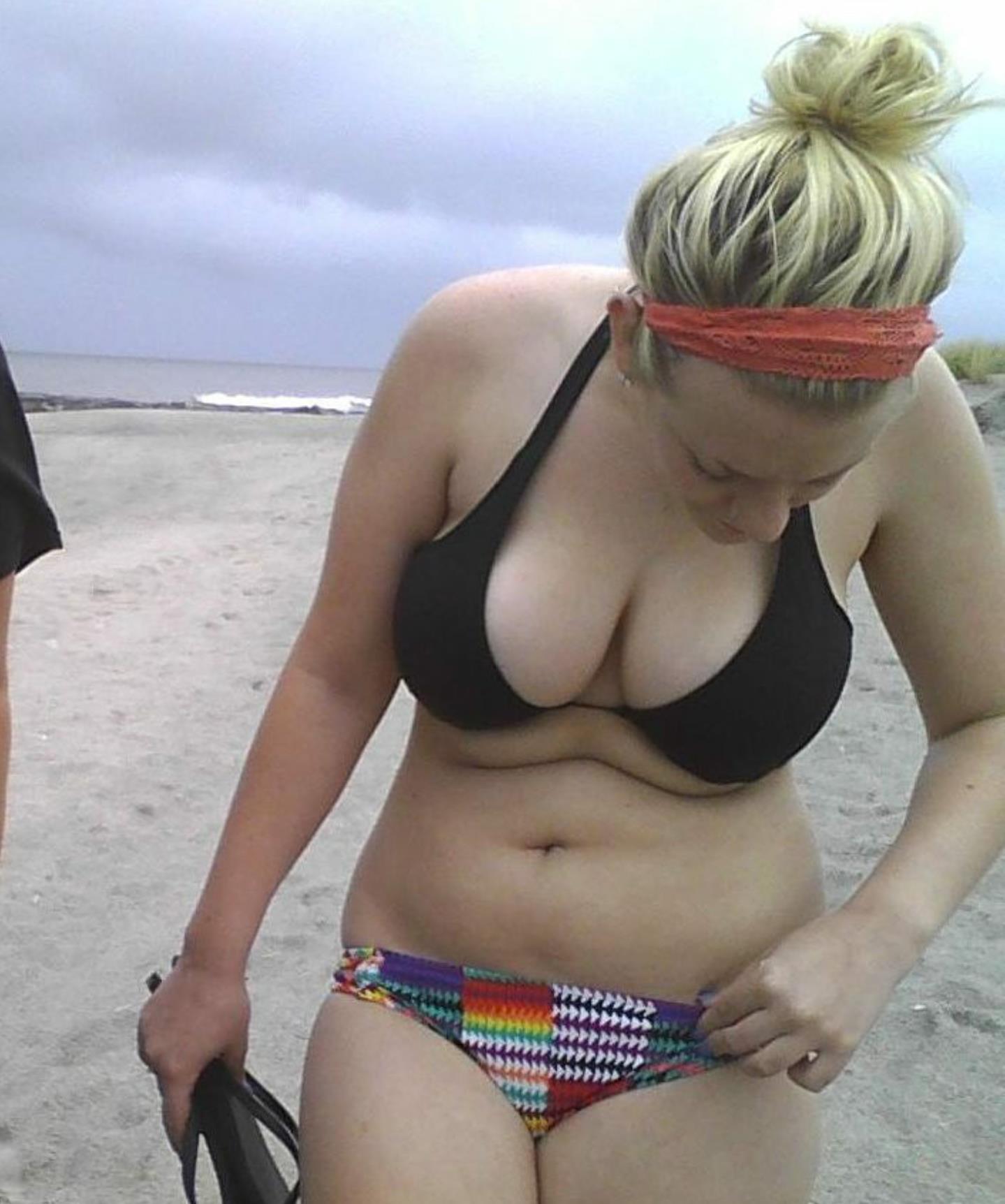 Anonymous in a bikini