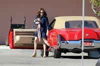 Amanda Seyfried on set of Lovelace in Los Angeles on January 5, 2012 