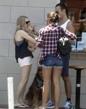 Amanda Seyfried at The Oaks Gourmet Market in Los Angeles on July 17, 2012