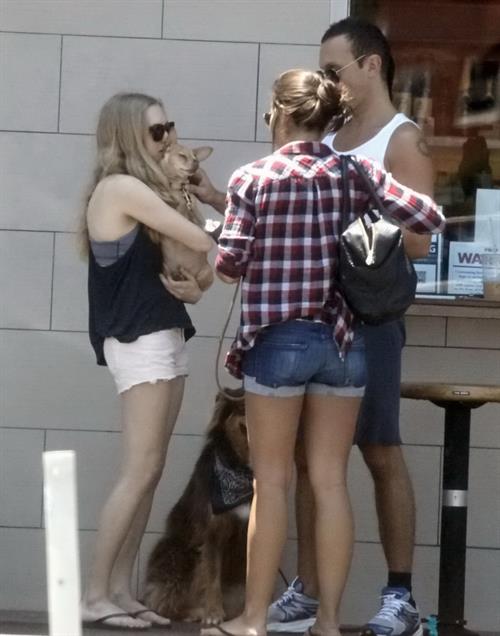 Amanda Seyfried at The Oaks Gourmet Market in Los Angeles on July 17, 2012