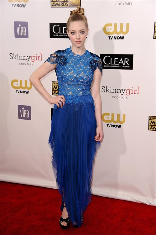 Amanda Seyfried 18th Critics' Choice Movie Awards in Santa Monica - 01/10/2013 