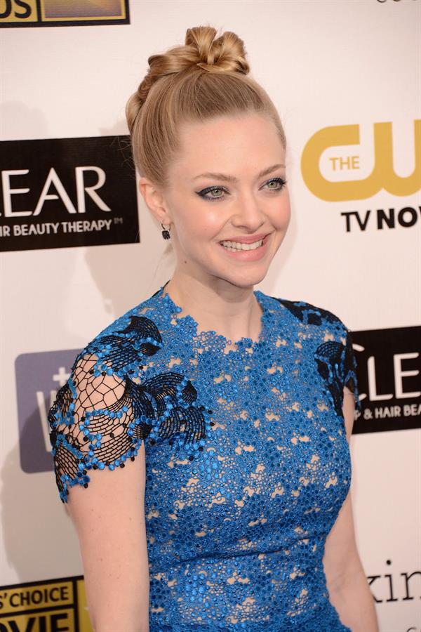 Amanda Seyfried 18th Critics' Choice Movie Awards in Santa Monica - 01/10/2013 