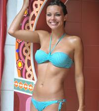 Marine Lorphelin in a bikini