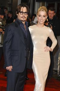 Amber Heard The Rum Diary premiere in London 3-11-2011 