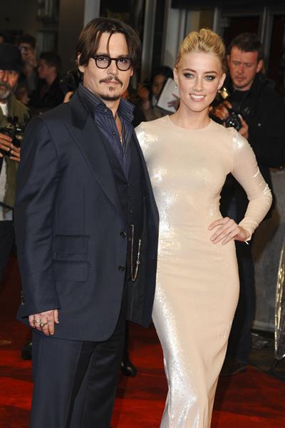 Amber Heard The Rum Diary premiere in London 3-11-2011 