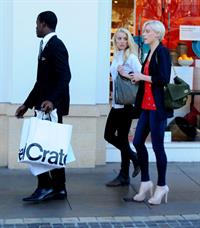Amber Heard shopping at the Grove in Los Angeles on March 22, 2012