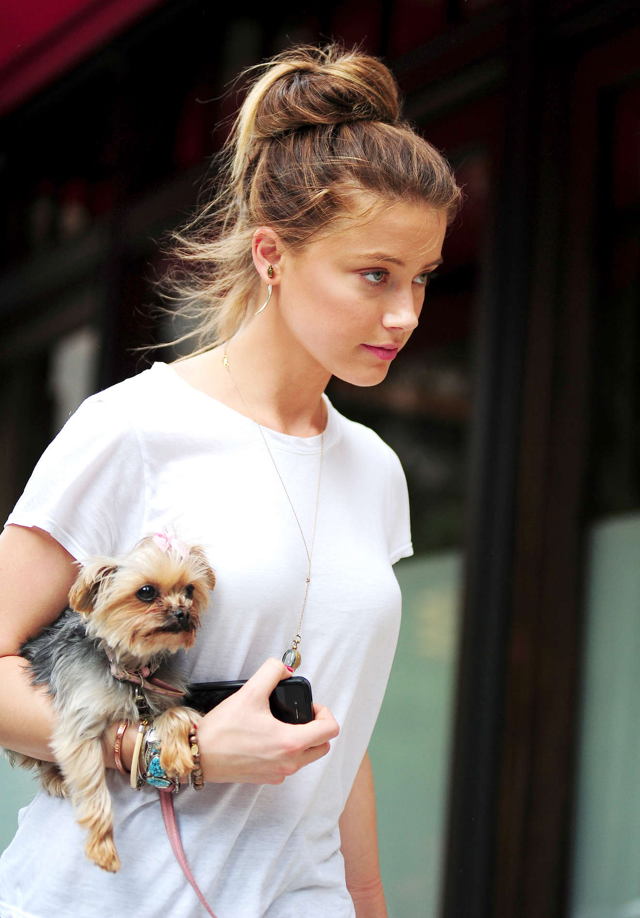 Amber Heard out and about in New York 10/28/12