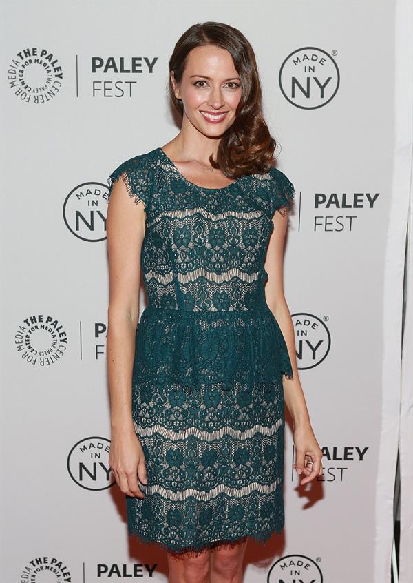 Amy Acker  Person of Interest  panel during 2013 PaleyFest: Made In New York on Oct. 3, 2013 