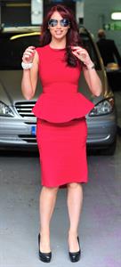 Amy Childs ITV studios in London on Aug 10, 2011 