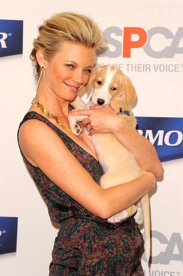 Amy Smart launch of Pet Armor pet protection promise on April 2, 2012