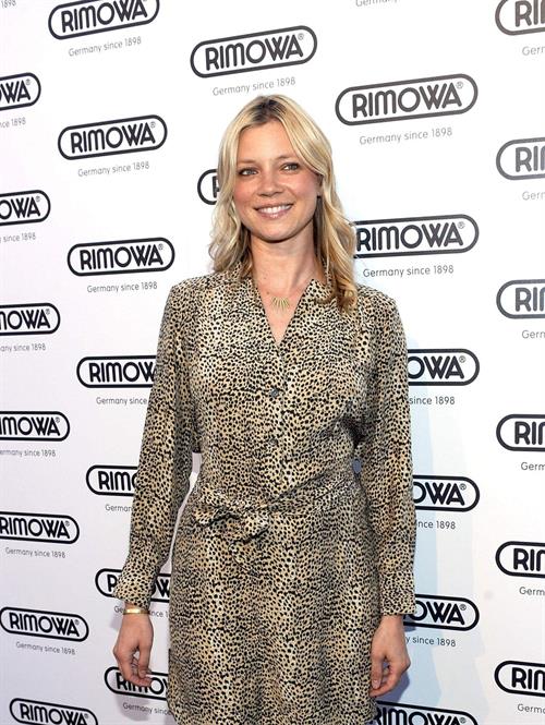 Amy Smart Rimowa New Rodeo Drive store opening party in Beverly Hills on May 16, 2011
