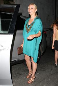 Amy Smart outside Nobu restaurant in Los Angeles on July 28, 2011 