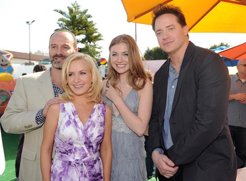 Angela Kinsey attending the Furry Vengeance premiere on April 18, 2010