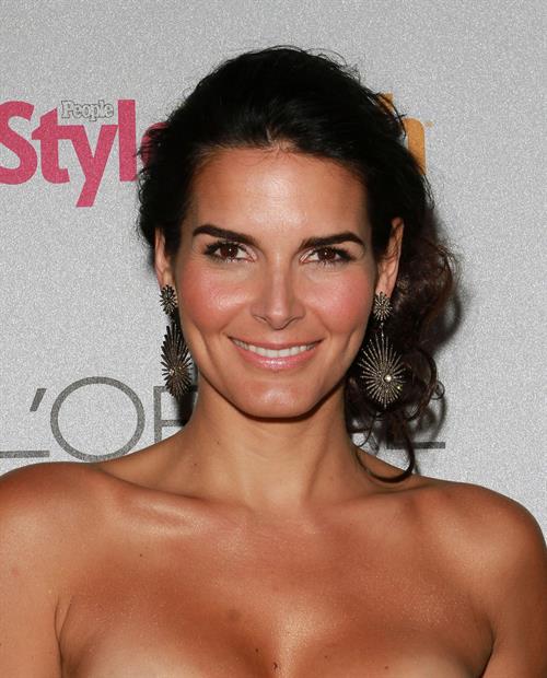 Angie Harmon at People StyleWatch Hosts a Night of Red Carpet Style on January 27, 2011