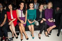 Angie Harmon Elie Saab fashion show at Paris Fashion Week  Sep. 30, 2013 