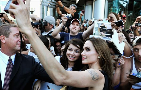 Angelina Jolie at Moneyball Premiere at the Toronto International Film Festival on September 9, 2011