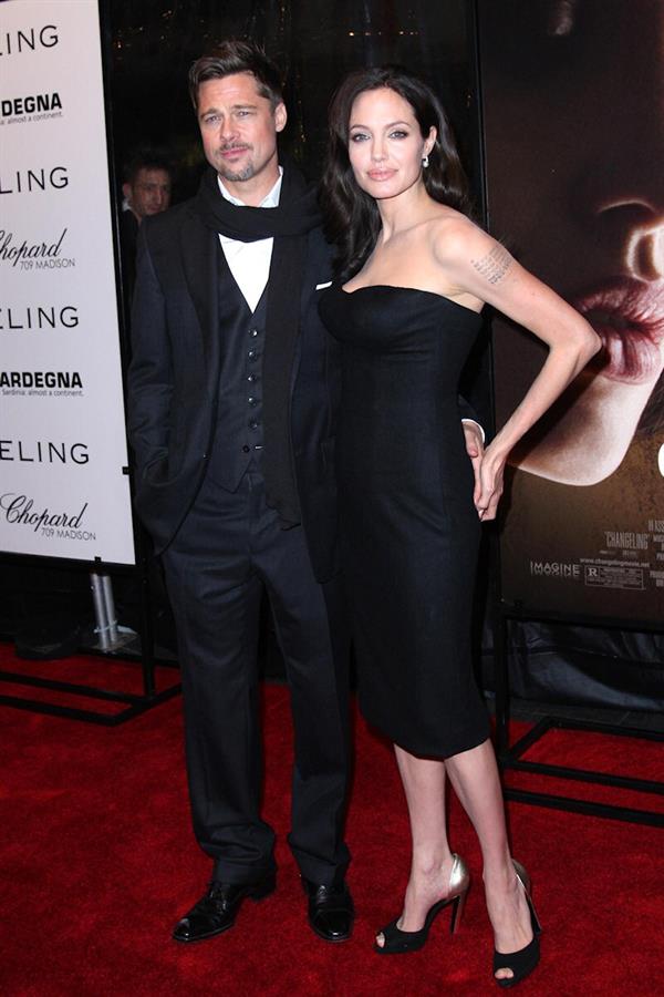 Angelina Jolie at New York film festival Centerpiece Screening of The Changeling 