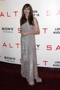 Angelina Jolie Salt Premiere in London on August 16, 2010 