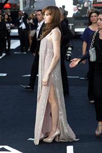 Angelina Jolie Salt Premiere in London on August 16, 2010 