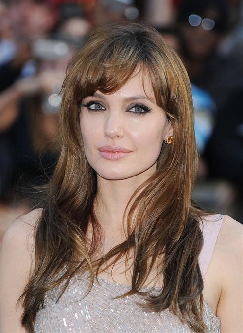 Angelina Jolie Salt Premiere in London on August 16, 2010 