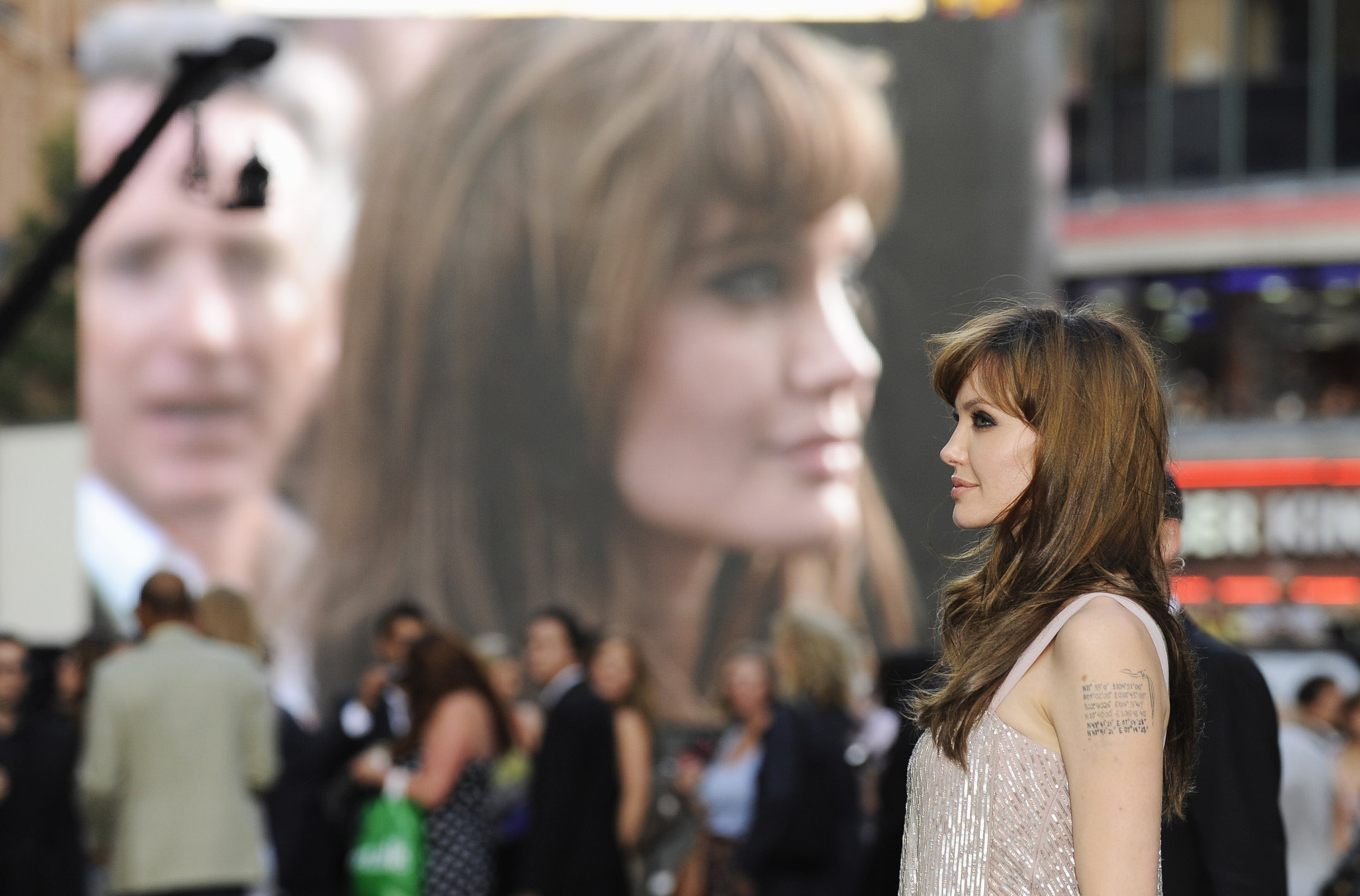 Angelina Jolie Salt Premiere in London on August 16, 2010 