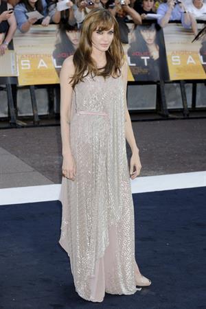Angelina Jolie Salt Premiere in London on August 16, 2010 