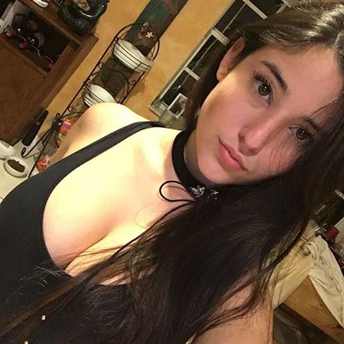 Angie Varona taking a selfie