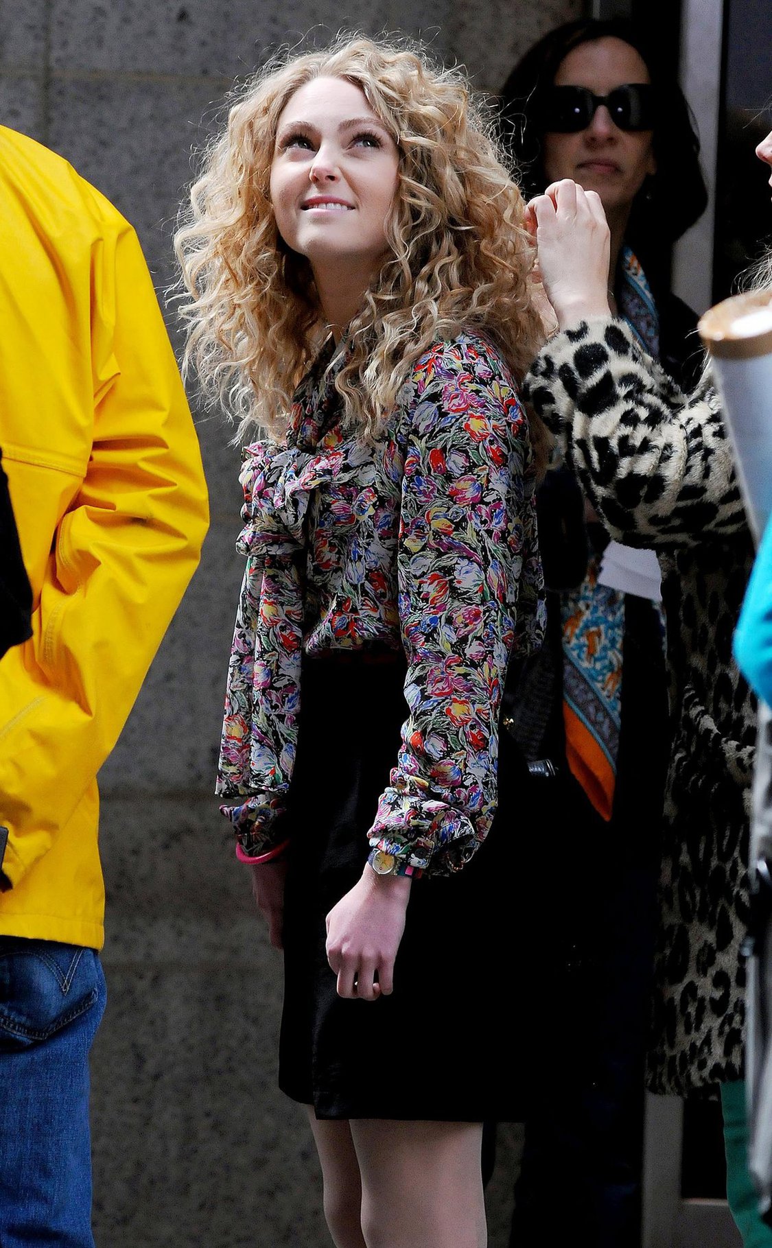 AnnaSophia Robb on the set of The Carrie Diaries in New York City on March 24, 2012