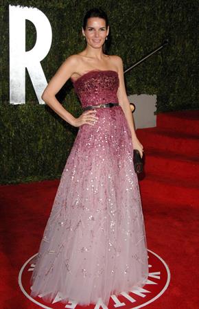 Angie Harmon 2010 at Vanity Fair Oscar party on March 7, 2010 