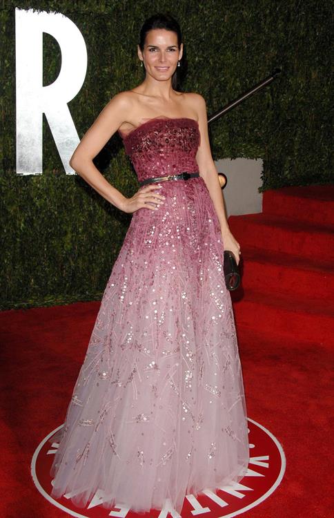 Angie Harmon 2010 at Vanity Fair Oscar party on March 7, 2010 