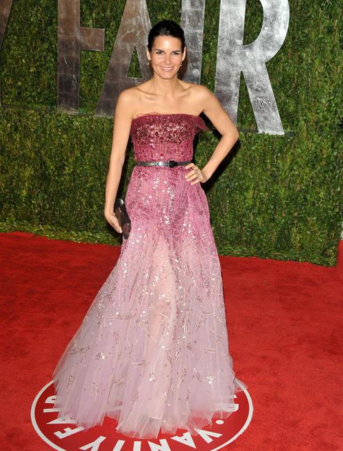 Angie Harmon 2010 at Vanity Fair Oscar party on March 7, 2010 