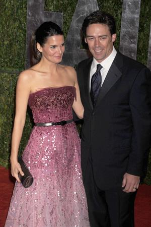 Angie Harmon 2010 at Vanity Fair Oscar party on March 7, 2010 