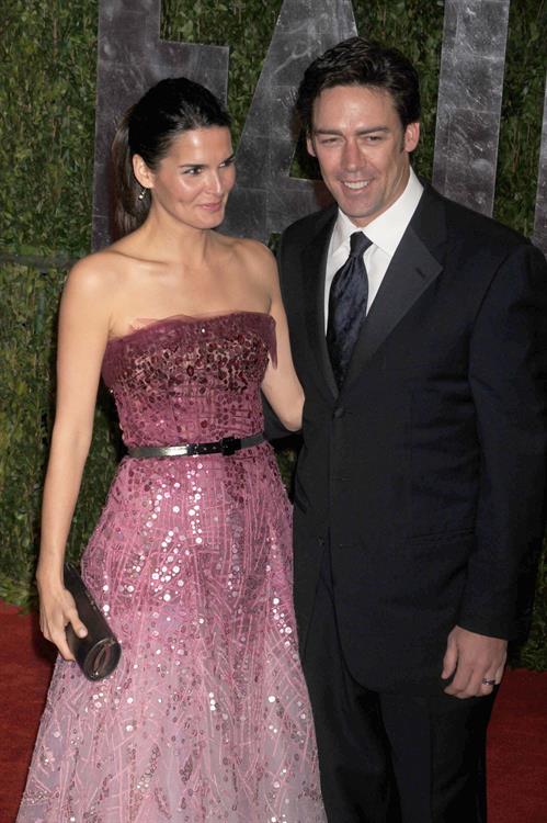 Angie Harmon 2010 at Vanity Fair Oscar party on March 7, 2010 