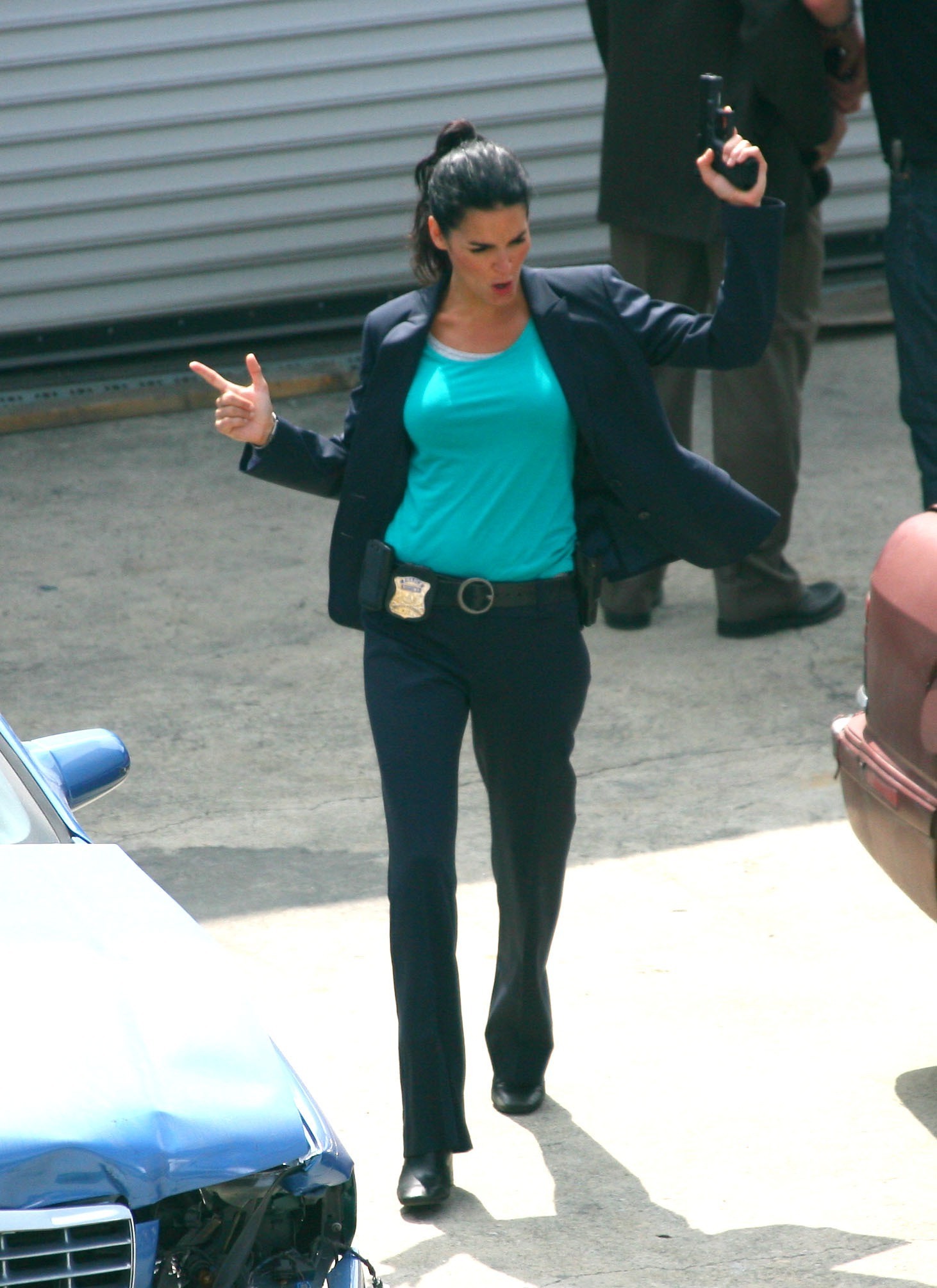 Angie Harmon - On the set of Rizolli & Isles in Los Angeles - June 13. 2012