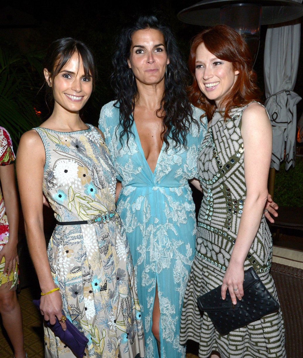 Angie Harmon - Naeem Khan Private Dinner at Chateau Marmont - May 2, 2012