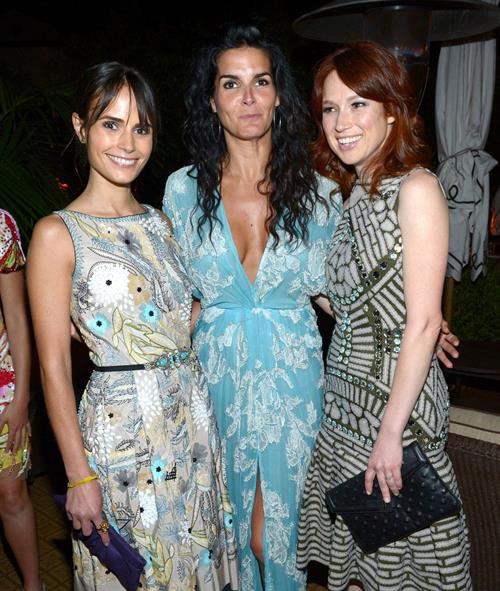 Angie Harmon - Naeem Khan Private Dinner at Chateau Marmont - May 2, 2012