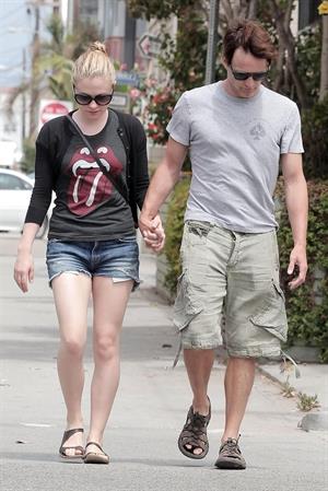Anna Paquin Venice Beach candids on July 30, 2011 